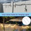 6Pack Wood Steel Fence Panel Hooks Solar light *Local Clearance* Carousel 16