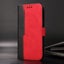 Iphone 15 suede wallet case collage style red Carousel 3
