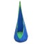 Kids Hanging Hammock Swing New Complete Set Dark Blue with Green Cushion Carousel 1