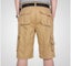 Cargo Short 1/2 Pants Outdoor Solid Color Work Short Multi-pocket Hiking Campin Carousel 7