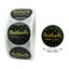 25mm Round "Handmade With Love" Kraft Paper Stickers Adhesive Labels Baki CHK177 Carousel 4