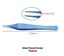 1pcs Medical Adson Tissue Forceps 122mm Serrated Tips/Teeth Ophthalmic Ti CHK177 Carousel 1