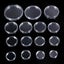 10 25Pc 21 22 23 25 26 27 28 45mm Transparent Round Coin Box Capsules Sto CHK177 Carousel 6
