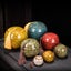 Color Ceramic Canister Memorial Pet Urn Seal Pot Big Keepsake Casket Porc CHK177 Carousel 2