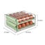 Plastic Refrigerator Anti-Drop Egg Storage Box Support Stackable Kitchen CHK177 Carousel 1