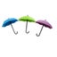 3Pcs/set Creative Umbrella Shape Hook Colorful Key Hanger Holder home Bed CHK177 Carousel 7