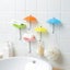 3Pcs/set Creative Umbrella Shape Hook Colorful Key Hanger Holder home Bed CHK177 Carousel 10