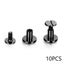 10Sets Luggage Leather Metal Craft Solid Screw Nail Rivet Double Curved H CHK177 Carousel 4
