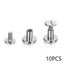 10Sets Luggage Leather Metal Craft Solid Screw Nail Rivet Double Curved H CHK177 Carousel 1