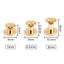 10Sets Luggage Leather Metal Craft Solid Screw Nail Rivet Double Curved H CHK177 Carousel 8