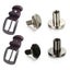 10Sets Luggage Leather Metal Craft Solid Screw Nail Rivet Double Curved H CHK177 Carousel 10