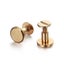 10Sets Luggage Leather Metal Craft Solid Screw Nail Rivet Double Curved H CHK177 Carousel 11