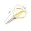 Golden Scissors Zig Zag Durable High Steel Vintage Tailor Scissors Craft CHK177 Carousel 9