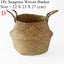 Seagrass Storage Basket Wicker Basket Work Rattan Hanging Planting Flower CHK177 Carousel 4