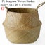 Seagrass Storage Basket Wicker Basket Work Rattan Hanging Planting Flower CHK177 Carousel 5