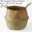 Seagrass Storage Basket Wicker Basket Work Rattan Hanging Planting Flower CHK177 Carousel 7
