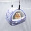Hamster House Warm Soft Beds And Houses Rodent Cage Printed Hammock for R CHK177 Carousel 2