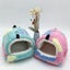 Hamster House Warm Soft Beds And Houses Rodent Cage Printed Hammock for R CHK177 Carousel 11