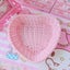 Love Heart Shape Basket Desktop Sweet Color Basket Photo Props for Home Storage Carousel 10