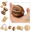 Cute Natural Wooden Rabbits Hamster Toys Pine Dumbells Unicycle Bell Roll CHK177 Carousel 2