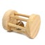 Cute Natural Wooden Rabbits Hamster Toys Pine Dumbells Unicycle Bell Roll CHK177 Carousel 4