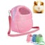 Small Pet Carrier Rabbit Cage Hamster Chinchilla Travel Warm Bags Guinea CHK177 Carousel 2