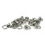 10pcs Metal Ball Post With O Ring Studs Rivets Nail Screwback Round Head CHK177 Carousel 5