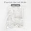 8 Pcs/set DIY Hamster Tunnel Toy Pet Sports Training Pipeline Transparent CHK177 Carousel 3