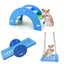 pet Hamster Toys Wooden Rainbow Bridge Seesaw Swing Toys Small Animal Act CHK177 Carousel 2