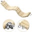 Wooden Parrot Bird Ladder Climbing Ropeway Hamster Toy Pet Training Round CHK177 Carousel 4