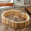 Wooden Parrot Bird Ladder Climbing Ropeway Hamster Toy Pet Training Round CHK177 Carousel 5