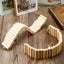 Wooden Parrot Bird Ladder Climbing Ropeway Hamster Toy Pet Training Round CHK177 Carousel 6