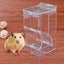 Hamster Rabbit Food Dispenser Feeder Plastic Clear Automatic Pet Feeder F CHK177 Carousel 7