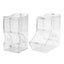 Hamster Rabbit Food Dispenser Feeder Plastic Clear Automatic Pet Feeder F CHK177 Carousel 9