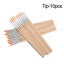 10Pcs/set DIY flat/tip Nylon Hair Wooden Handle Hook Line Pens Paint Brus CHK177 Carousel 3