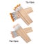 10Pcs/set DIY flat/tip Nylon Hair Wooden Handle Hook Line Pens Paint Brus CHK177 Carousel 5