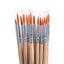 10Pcs/set DIY flat/tip Nylon Hair Wooden Handle Hook Line Pens Paint Brus CHK177 Carousel 7