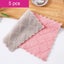 5pcs Double-layer Absorbent Microfiber Kitchen Dish Cloth Non-stick Oil H CHK177 Carousel 3