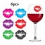 6pcs Silicone Red Wine Glass Marker Creative Pineapple Marker Charm Drink CHK177 Carousel 4