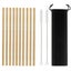 10Pcs Natural Bamboo Straw 20cm Reusable Drinking Straws with Cleaning Br CHK177 Carousel 8