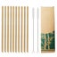 10Pcs Natural Bamboo Straw 20cm Reusable Drinking Straws with Cleaning Br CHK177 Carousel 9
