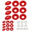 25Pcs Silicone Rubber Gaskets Washers Backs For Grolsch EZ Cap Swing Top CHK177 Carousel 2