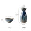 5Pcs Retro Japanese Sake Set Ceramic Flagon Liquor Cup 1 Pot 4 Cups Home CHK177 Carousel 7