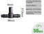 RBCFHI Garden Irrigation Connectors Barbed Single Double Tee Elbow Drip A CHK177 Carousel 3