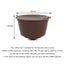 Reusable Coffee Capsule Filter Cup Refillable Caps Spoon Brush Filter for CHK177 Carousel 7