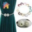 1 Piece of New Pearl Buckle Curtain Clip Curtain Frame Lace Buckle Clip Hanging Carousel 2