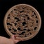 Round Wood Applique Wood Decal Wood Mouldings Onlay Unpainted European Ca CHK177 Carousel 6
