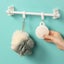 2Pcs Curtain Rod Bracket Hooks Adjustable Clear Wall Bracket Self Adhesive Rods Carousel 4