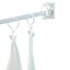 2Pcs Curtain Rod Bracket Hooks Adjustable Clear Wall Bracket Self Adhesive Rods Carousel 6