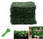 20 pcs Artificial Flowers Boxwood Grass 25x25cm Backdrop Panels Topiary H CHK177 Carousel 8